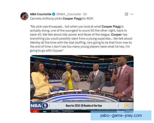 皮尔斯为弗拉格力挺新秀三人缺席ROTY04詹瓜之争成历史例证