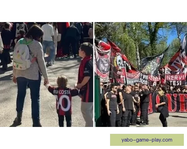 约4000名米兰球迷周六前往训练基地为球队加油助威超出预期人数